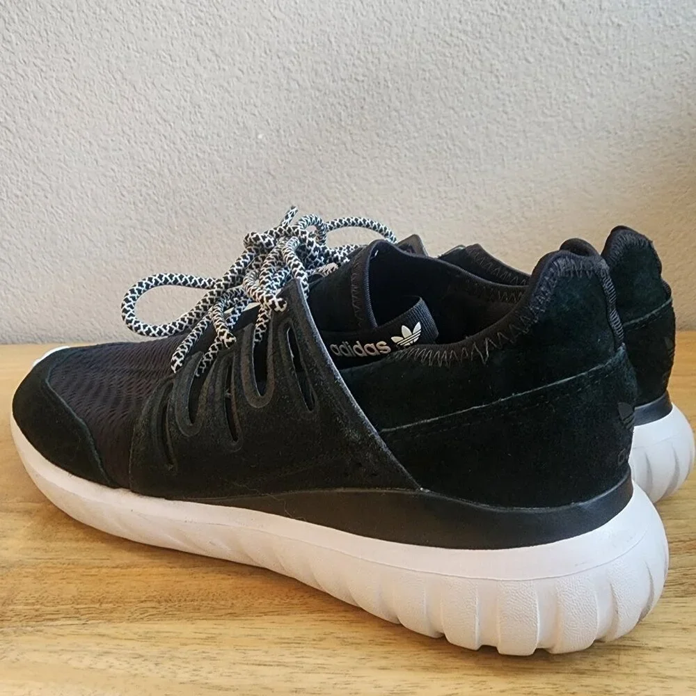 Adidas Original Mens Tubular Radial Trainer Shoes Sneakers BB2401 Black Size 9